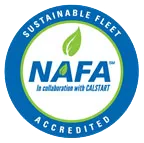 NAFA Sustainable Fleet Accredited logo